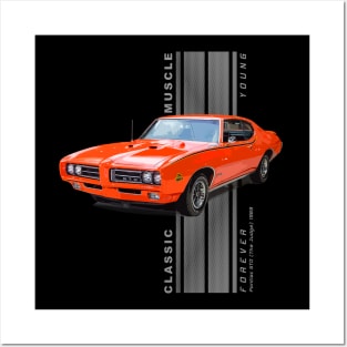 GTO The Judge Classic American Muscle Cars Vintage Posters and Art